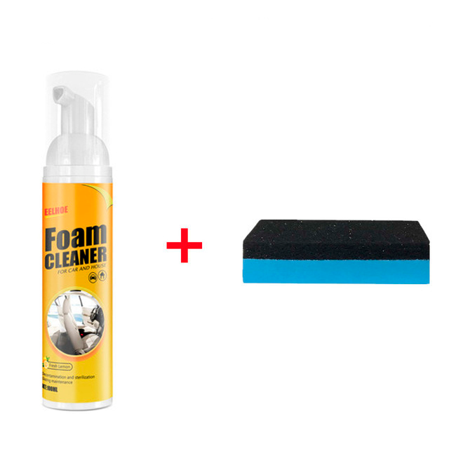 Espuma Multi Uso Foam Cleaner Spray 30/60/100/150ML + Esponja Grátis - Casa e Carro